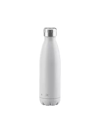 FLSK | Isolierflasche - Thermosflasche 0,5l Edelstahl Olive | weiss